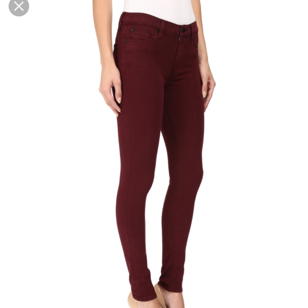 Hudson jeans Nico skinny in Cabernet sz 24